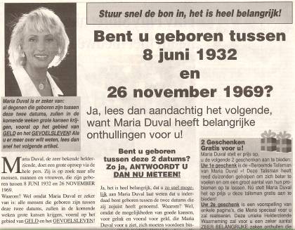 M. Duval, Geld en het Gevoelsleven