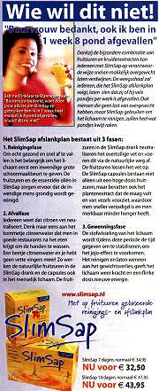 SlimSap advertentie