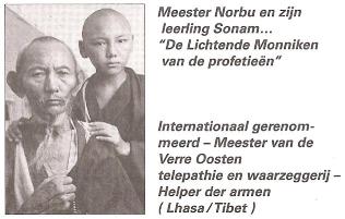 Meester Norbu en zijn leerling Sonam