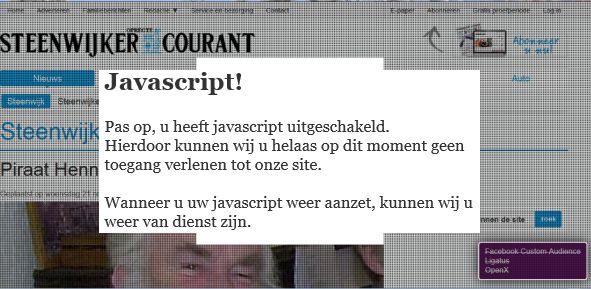 Steenwijker Courant Steenwijker Courant