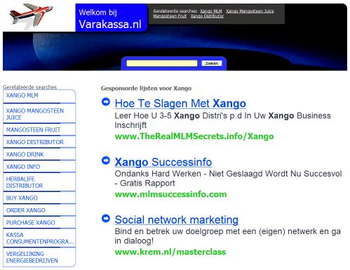 Varakassa en Xango
